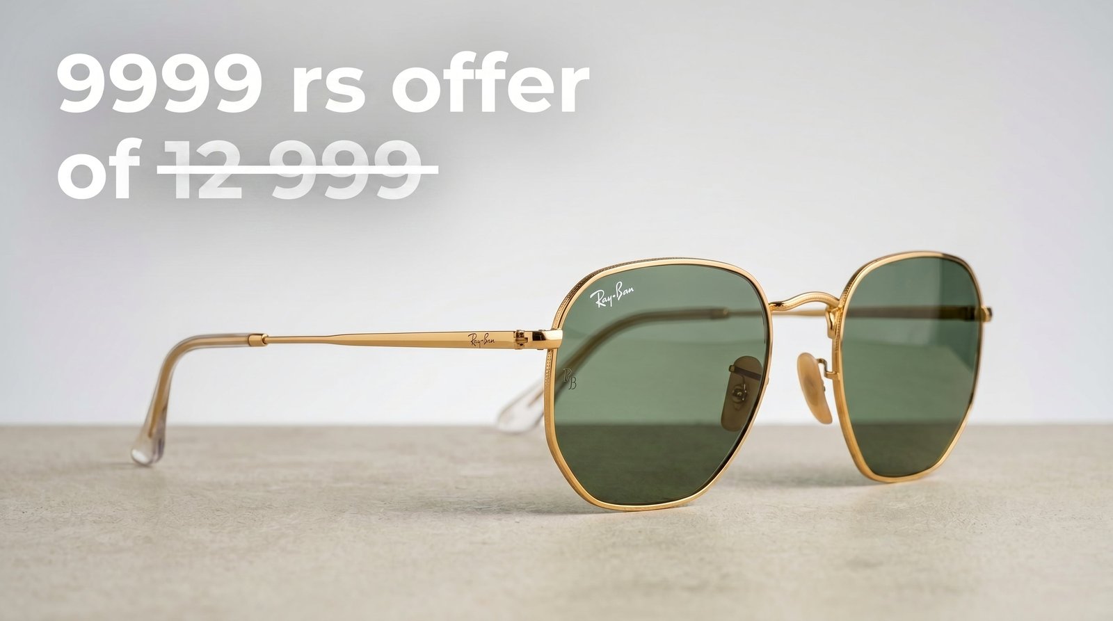 Ray-Ban Hexagonal Flat Sunglasses