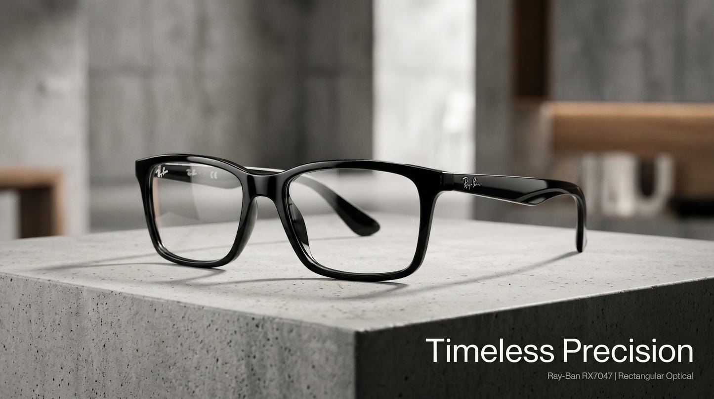 Ray-Ban RX7047 Rectangular Optical Eyeglasses