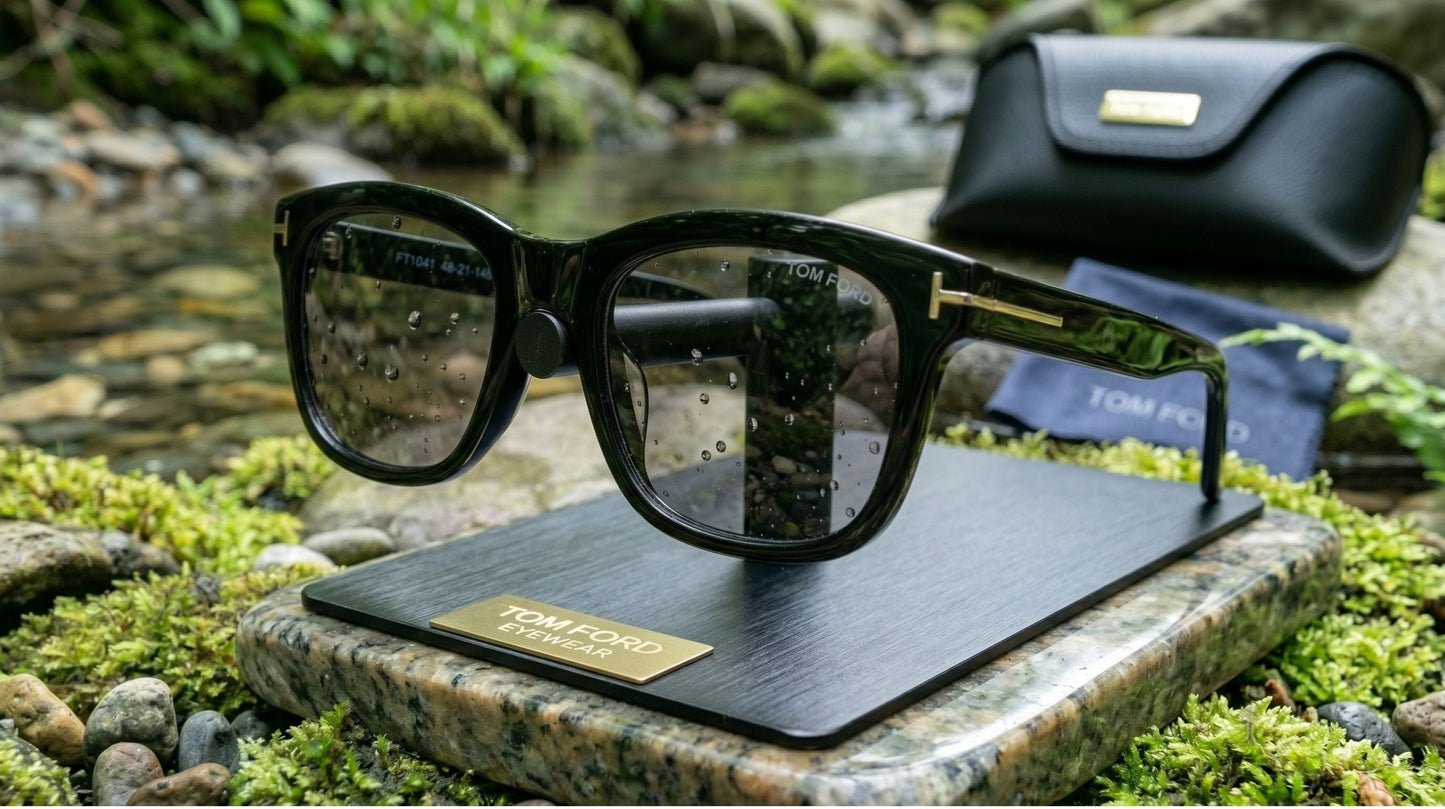 Tom Ford FT1041 Men's Black Square Sunglasses 48-21-145